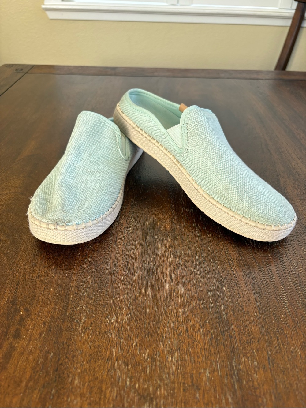 UGG Delu Canvas Sneaker Slide Mules Sky Blue Women’s US 7 EU 38 UK 5 1125093